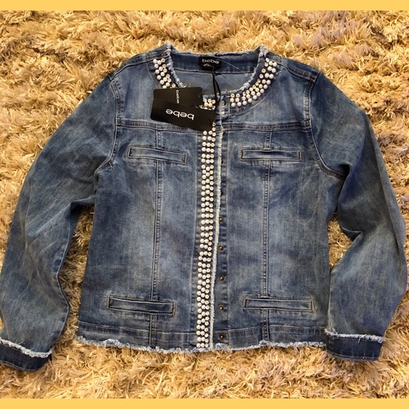 bebe denim jacket
